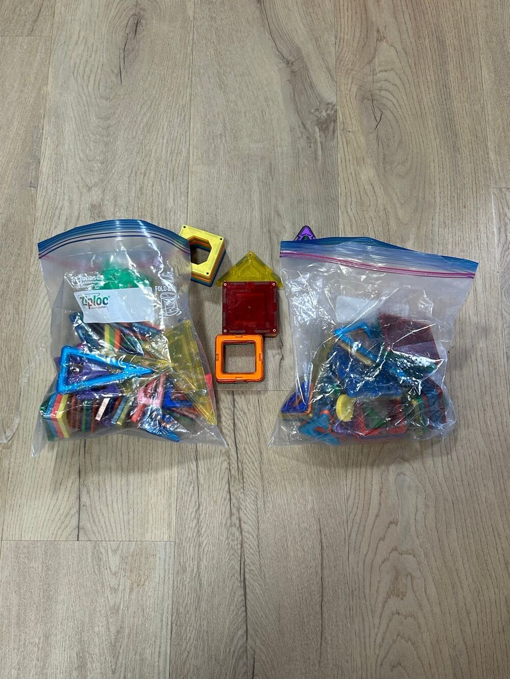 Shape Mags Magnetic Building Tiles  Mixed Lot Colorful STEM Construction Toy
